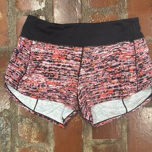 Lululemon Speed Up 4” Shorts Size 8